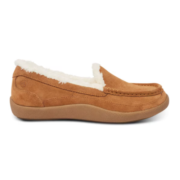 Anodyne No. 39 Women's Slipper Moc Toe-Camel