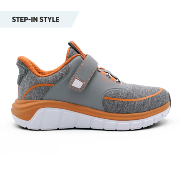 Anodyne No. 45 Women's Sport Jogger w/ Heel Assist-Grey Orange