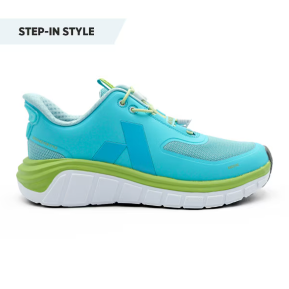 Anodyne No. 23 Women's Sport Runner w/ Heel Assist-Teal Lime